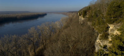 bluffs along the Missouri River