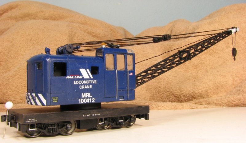 Started out as a $9.99 NS crane on sale at the LHS.
