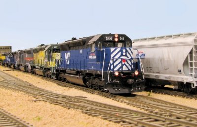 MRL SD45s in the yard.