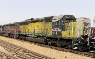 MRL SD45 367, ex. C&NW.