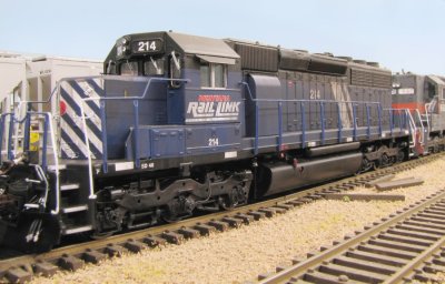 MRL SD40 214, ex. BN.