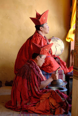 Monks - Trongsa Dzong