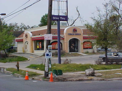 A closed restaurant  - 3-29-2006