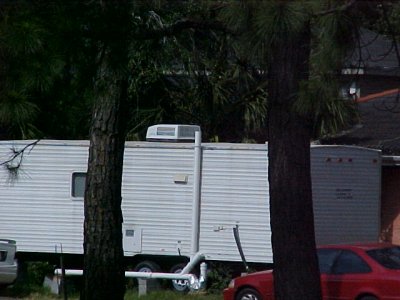 FEMA trailer, Lakeview, May 2007