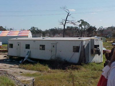 ACOE trailer near 17th Street Canal