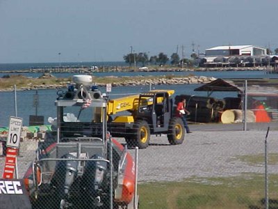 Equipment near Coast Guard Station