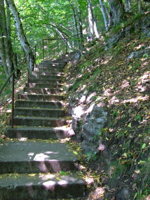 The road to Fortress - 1480 steps