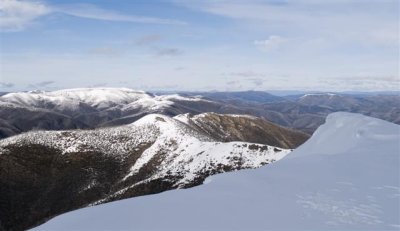 Looking over the ice shelf