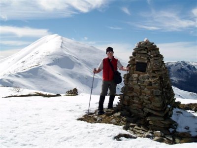 Mollie Hill Memorial with Feathertop in the Background