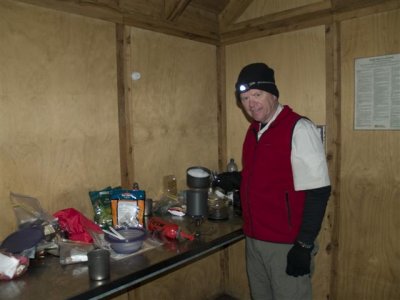 Wayne melting Snow for breakfast