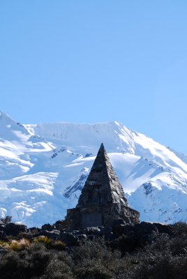 Tribute to all climbers of Mount Cook