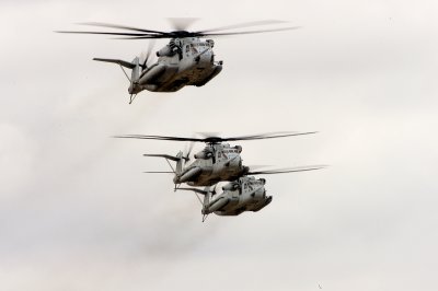 CH-53 Super Stallion Formation