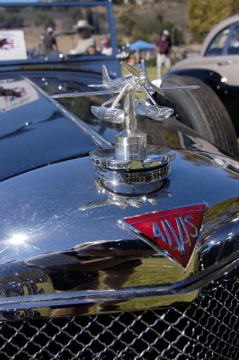 Alvis with very unique hood ornament