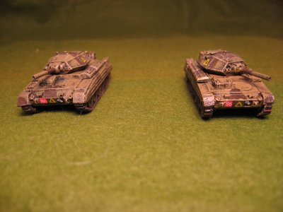 Crusader II CS tanks with 3 Howitzer