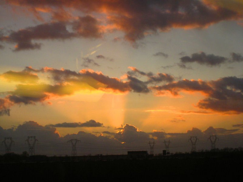 19 March - setting sun