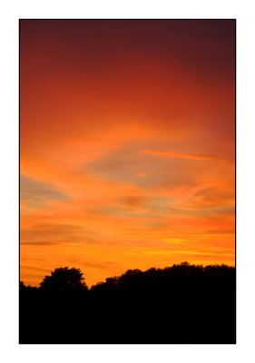 Vertical sunset