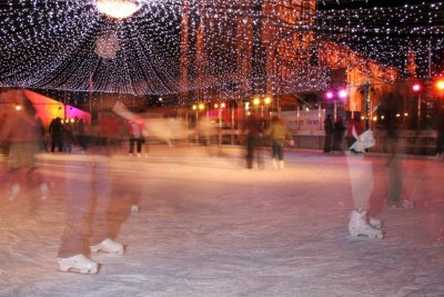 Ghostly skaters