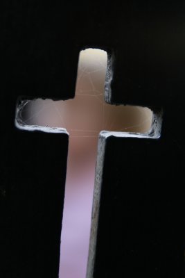 Cross on the church gate