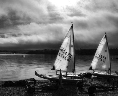 10 February - a few sailing boats