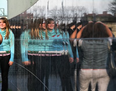 Photographer reflected
