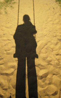 7 April - me and my shadow...