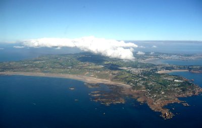 Jersey from the air