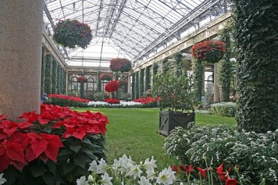 2.  Looking west in the main conservatory.