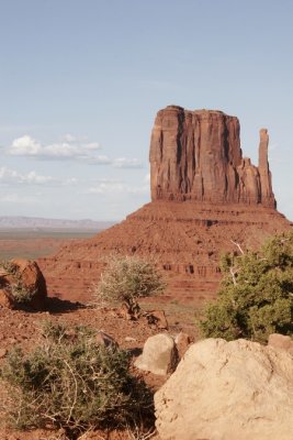 The West Mitten in Monument Valley