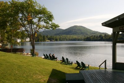 A park on Mirror Lake