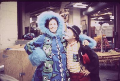 MaryJane and friend 1971 - backstage  Madison Sq Garden