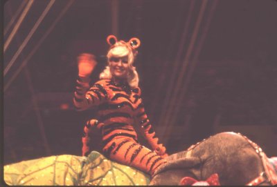 KCG with Ringling Brothers 1971 - Linda