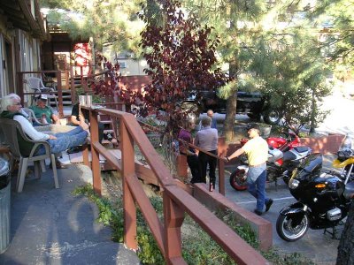Joining the group in Idyllwild