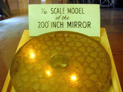 The 200 mirror is made of Pyrex