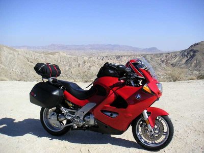 Big Red in the badlands