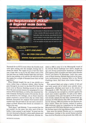 Panorama Article (Feb/2003) 73' RSR 911.360.0755 - Page 8