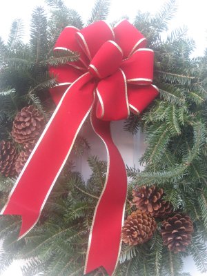 church door wreath