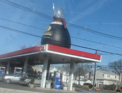 coffee pot on gas station.