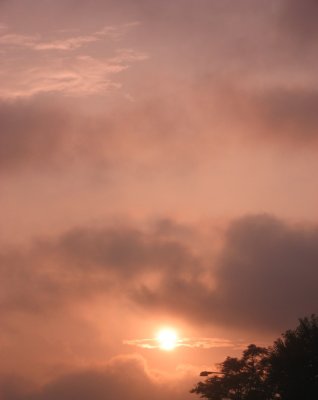 september sunrise over rt 78.