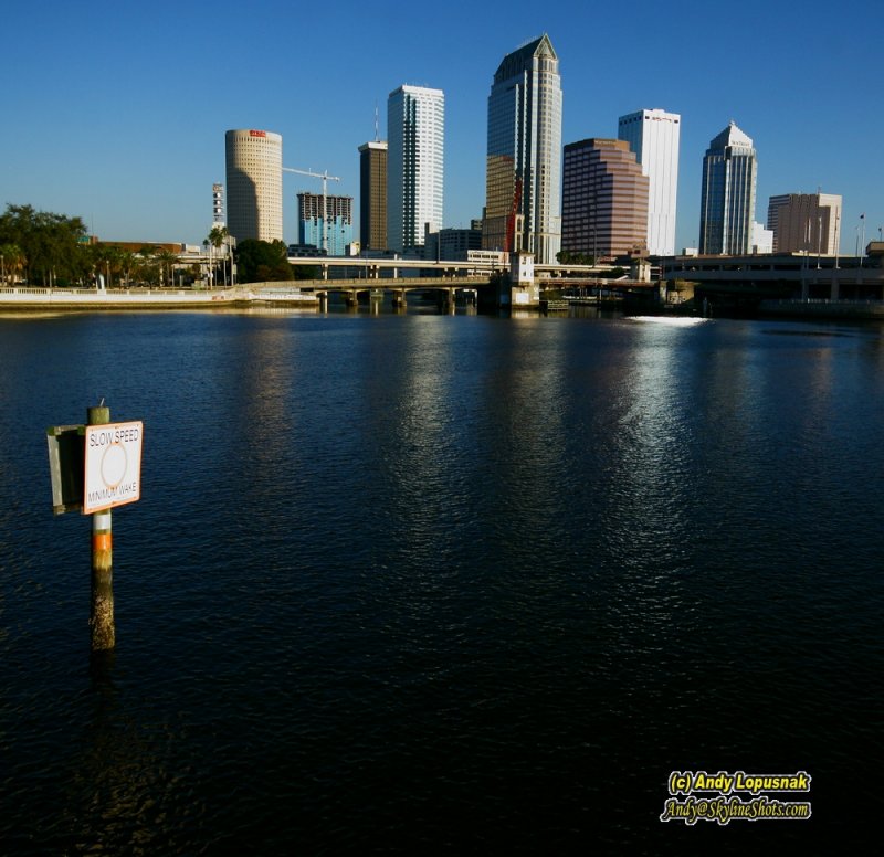 Downtown Tampa, Florida as seen from Davis Island