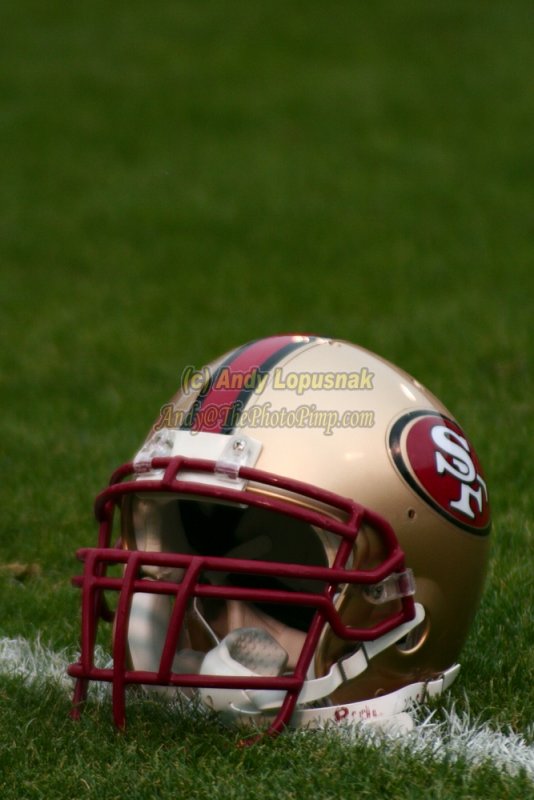 San Francisco 49ers helmet