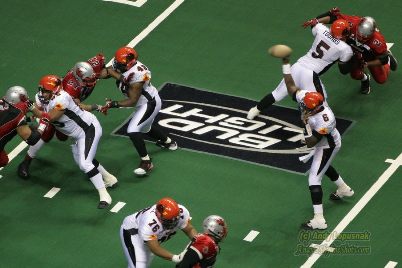New York Dragons QB Rohan Davey
