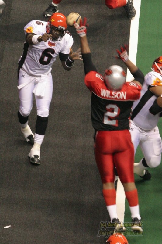 New York Dragons QB Rohan Davey