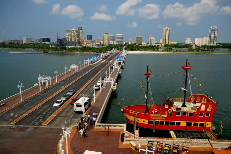 Downtown St. Petersburg, Florida from The Pier