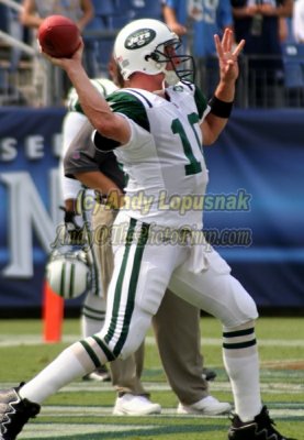 NFL New York Jets QB Chad Pennington