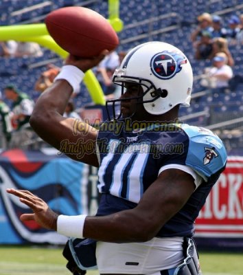NFL Tennessee Titans QB Vince Young