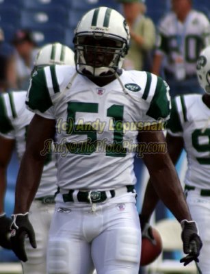 NFL New York Jets linebacker Jonathan Vilma