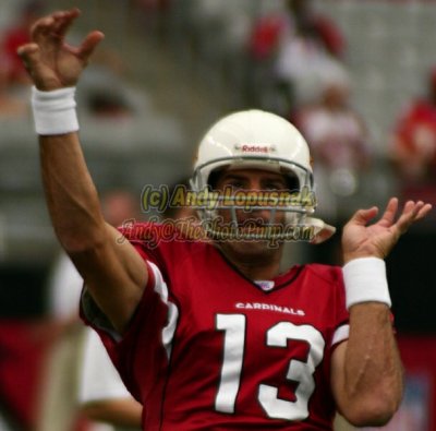 Arizona Cardinals quarterback Kurt Warner