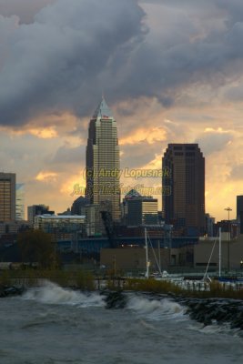 Cleveland, Ohio from Edgewater Park