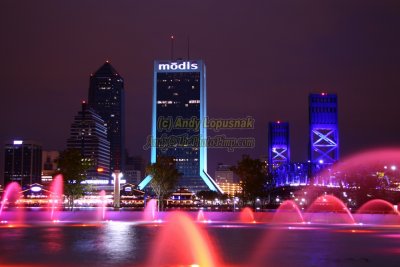 Jacksonville, Florida at Night