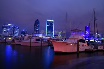 Jacksonville, Florida at Night